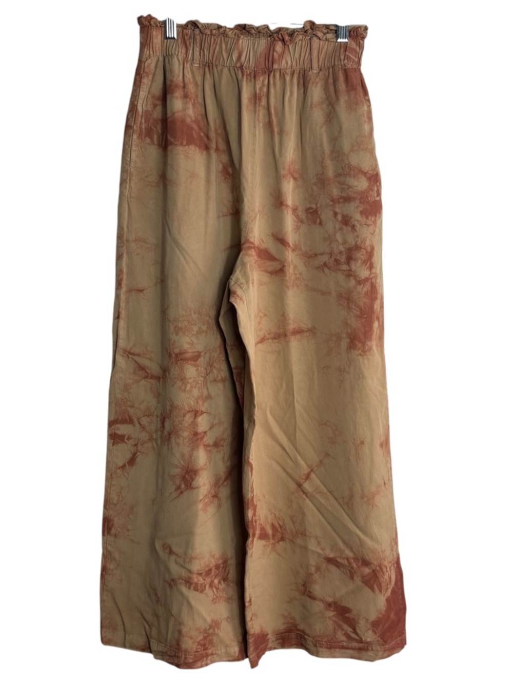 HAYDEN Los Angeles Tie-Dye Polazzo Pants in Tan/Rust Size Medium -- SO BOHO!!!! - Picture 3 of 8